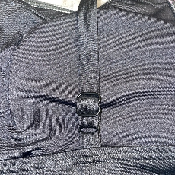 Gabar One Piece Swimsuit. Size 10D.  Striped Top W Solid Bottom. - Picture 7 of 9